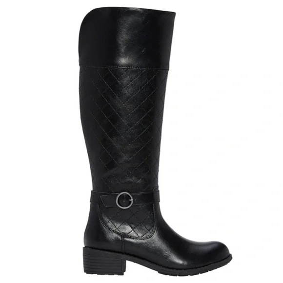 St. John's Bay Womens Deer Stacked Heel Riding Boots - Picture 1 of 5